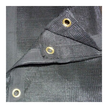 Xtarps Corporation. Xtarps, , 70% Shade Cloth, Shade Tarp, 6'W x 12'L, Black MN-MS70-B0612